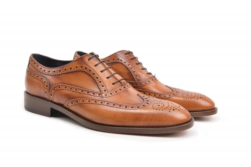 Fred, francesina a coda di rondine decolorato cuoio